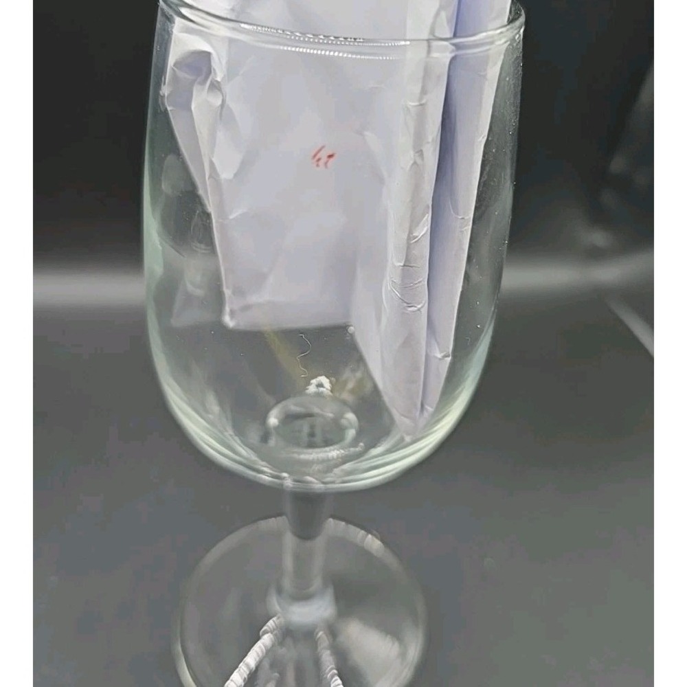 Vntg Warner Michigan's Largest & Fastest Growing Winery Tasting Stem Glass Set 2 - Picture 5 of 6